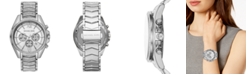 Michael Kors Women's Chronograph Whitney Stainless Steel Pav&eacute; Bracelet Watch 45mm 